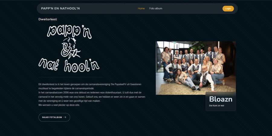 Secure Member Portal for Music Arrangements — De Papsleef’n 1