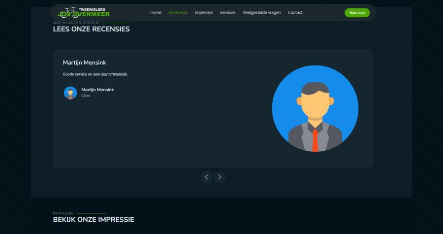 Bicycle Shop Website Development 3