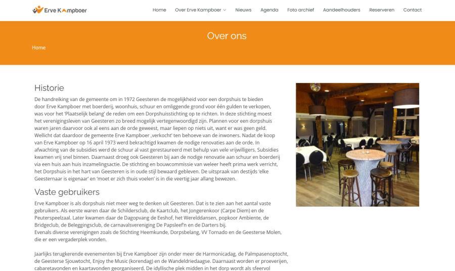 Erve Kampboer Community Website 2