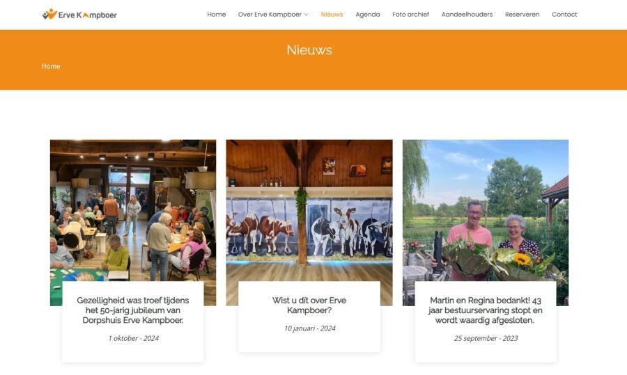 Erve Kampboer Community Website 3