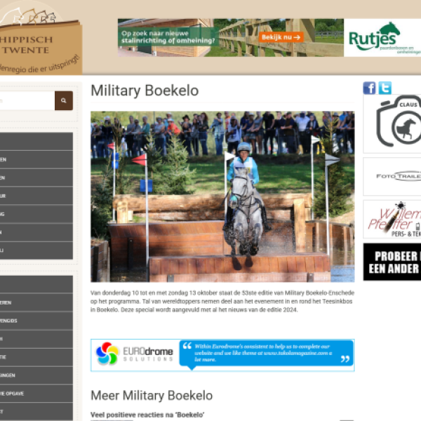 Connecting the Equestrian Community — Hippisch Twente 2